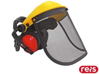 OSŁONA TWARZY Z OCHRONNIKAMI SŁUCHU