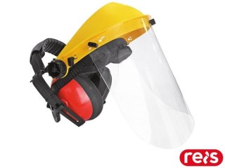 OSŁONA TWARZY Z OCHRONNIKAMI SŁUCHU