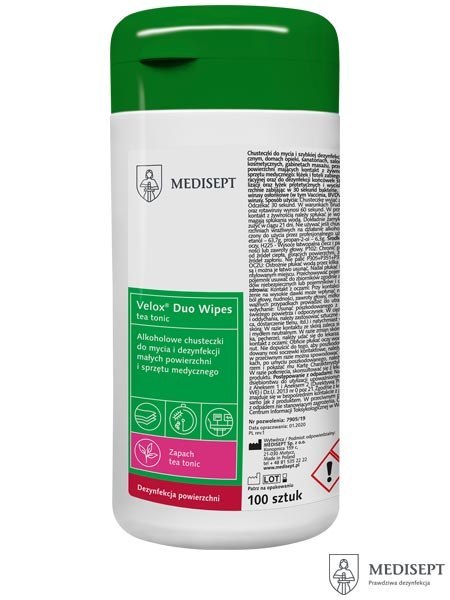 CHUSTECZKI DO DEZYNFEKCJI 8% VAT