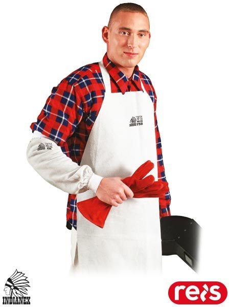 FARTUCH OCHRONNY SKÓRZANY DLA SPAWACZY