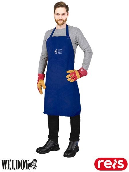 FARTUCH OCHRONNY SKÓRZANY DLA SPAWACZY