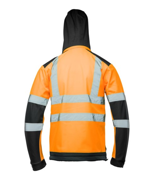 SOFTSHELL WSTAWKA GRANAT BF005 Z PASAMI ODBLASK. KAT 2 klasa2