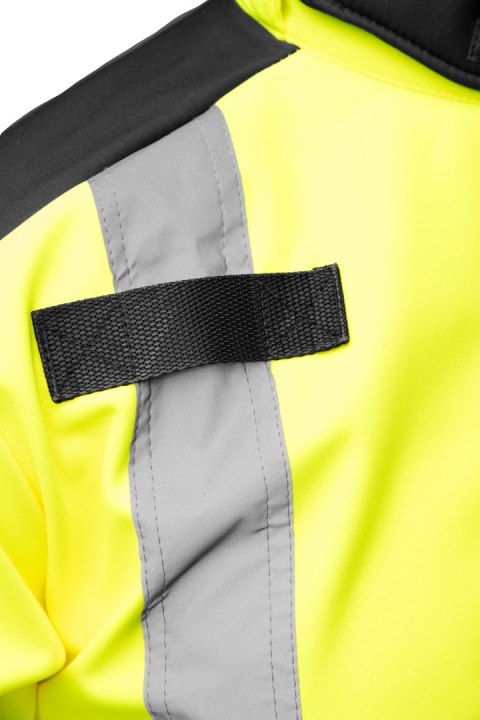 SOFTSHELL WSTAWKA GRANAT BF005 Z PASAMI ODBLASK. KAT 2 klasa2