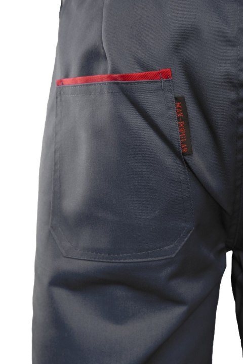 SPODNIE DO PASA - STALOWY