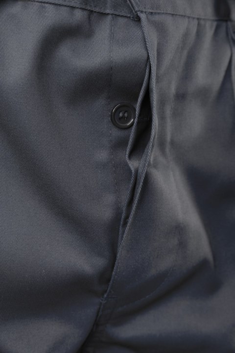 SPODNIE DO PASA - STALOWY