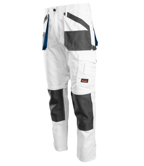 SPODNIE DO PASA Z ODPINANYMI NOGAWKAMI BIAŁY