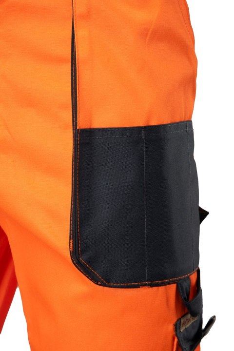 SPODNIE OGRODNICZKI WSTAWKA GRANAT KAT.II KL. 2