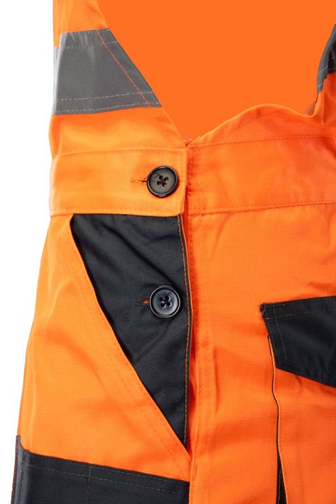 SPODNIE OGRODNICZKI WSTAWKA GRANAT KAT.II KL. 2