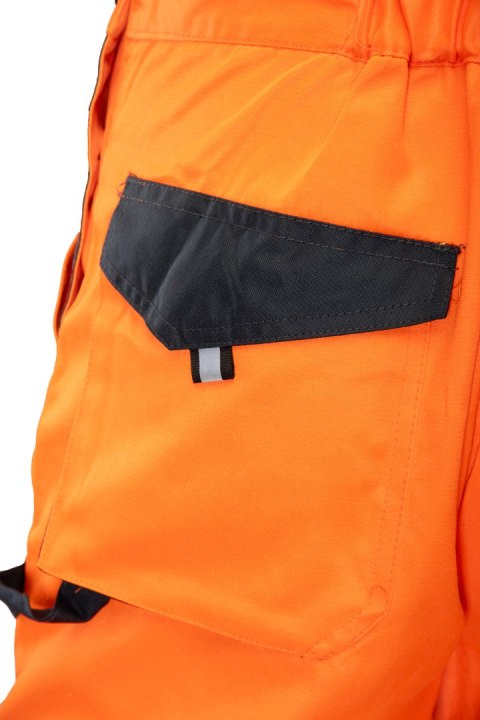 SPODNIE OGRODNICZKI WSTAWKA GRANAT KAT.II KL. 2