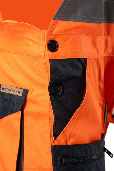 SPODNIE OGRODNICZKI WSTAWKA GRANAT KAT.II KL. 2