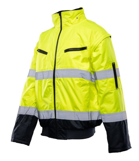 BOMBER HI-VI 2W1 - KAT.II KLASA 3 wstawka kolor