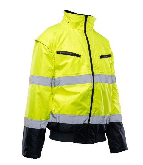 BOMBER HI-VI 2W1 - KAT.II KLASA 3 wstawka kolor