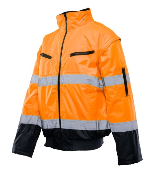 BOMBER HI-VI 2W1 - KAT.II KLASA 3 wstawka kolor