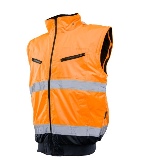 BOMBER HI-VI 2W1 - KAT.II KLASA 3 wstawka kolor