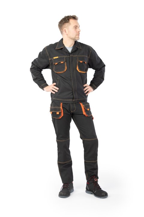 SPODNIE DO PASA CIEMNA STAL