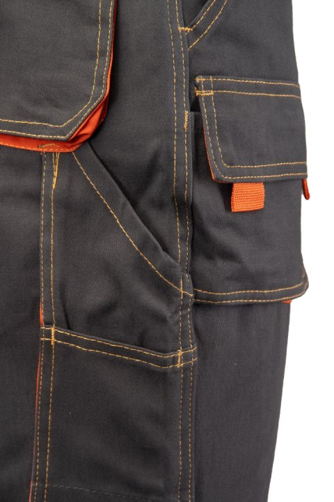 SPODNIE DO PASA CIEMNA STAL