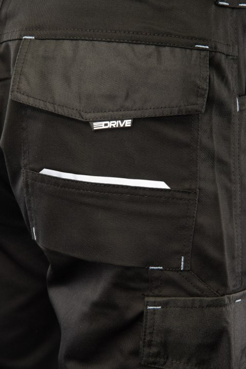 SPODNIE DO PASA DRIVE CZARNE