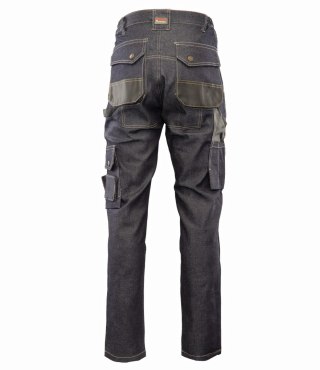 SPODNIE DO PASA JEANS BAWEŁNA/SPANDEX