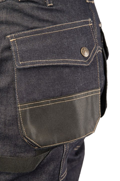 SPODNIE DO PASA JEANS BAWEŁNA/SPANDEX