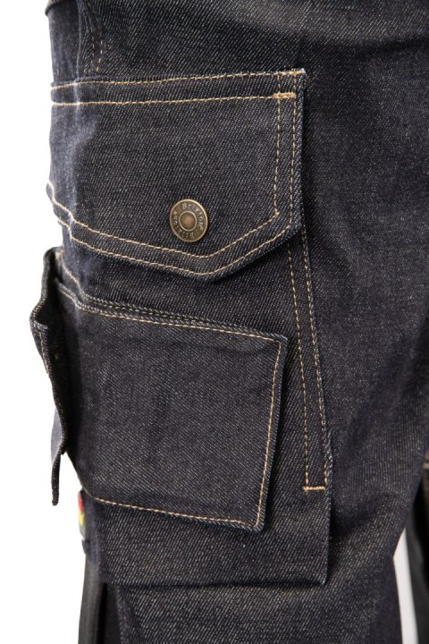 SPODNIE DO PASA JEANS BAWEŁNA/SPANDEX