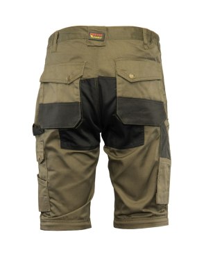 SPODNIE DO PASA KHAKI - ODPINANE NOGAWKI