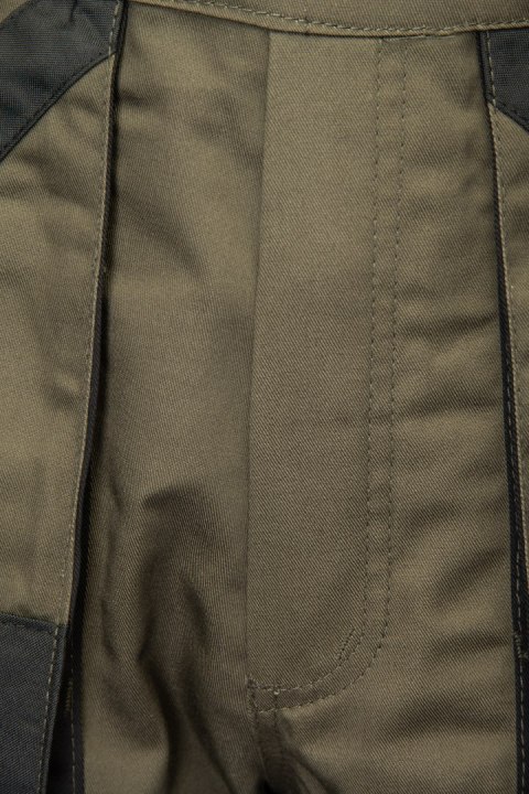 SPODNIE DO PASA KHAKI - ODPINANE NOGAWKI