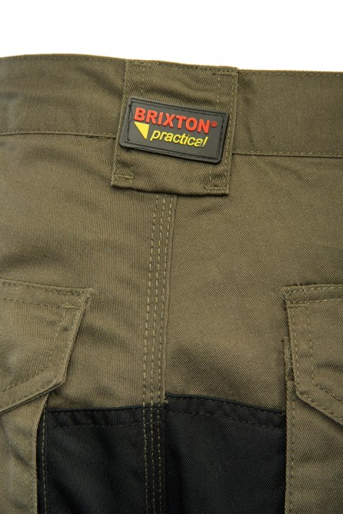 SPODNIE DO PASA KHAKI - ODPINANE NOGAWKI