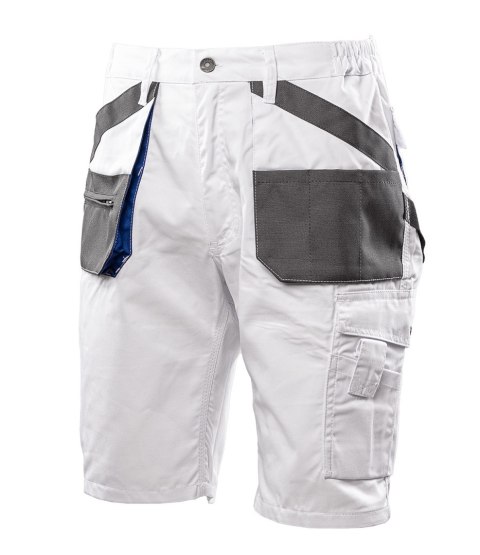 SPODNIE DO PASA KRÓTKIE BIAŁE