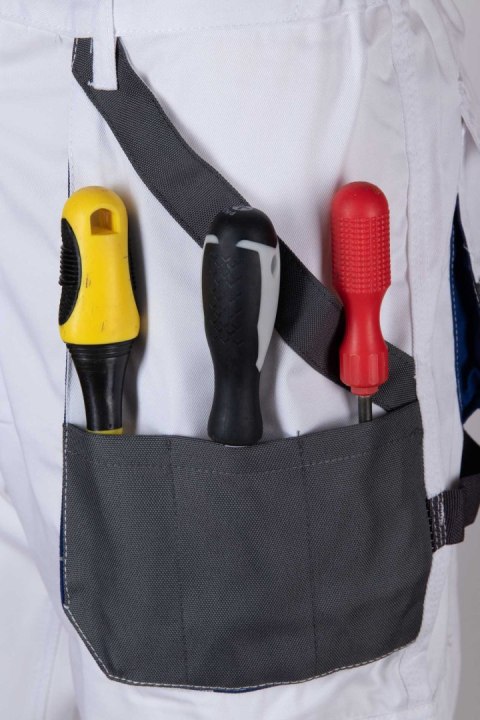 SPODNIE DO PASA KRÓTKIE BIAŁE