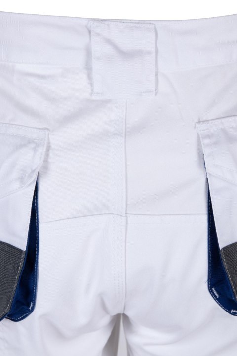 SPODNIE DO PASA KRÓTKIE BIAŁE