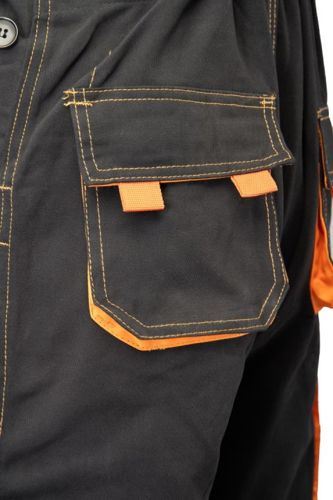 SPODNIE OGRODNICZKI CIEMNA STAL