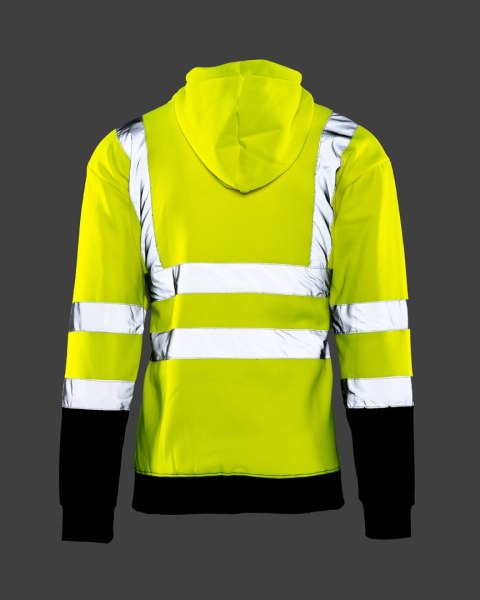 BLUZA DRESOWA WSTAWKA GRANAT ODBLASKOWA KAT. II BF014