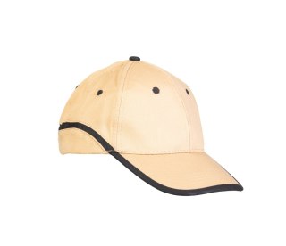 CZAPKA BASEBALL BEŻOWO-CZARNA