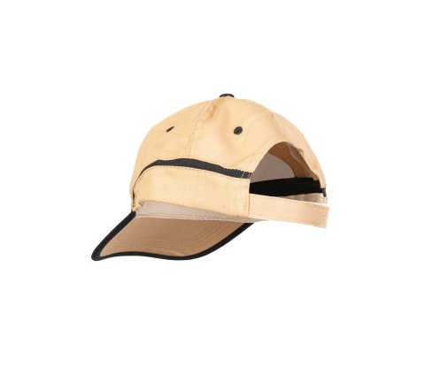 CZAPKA BASEBALL BEŻOWO-CZARNA