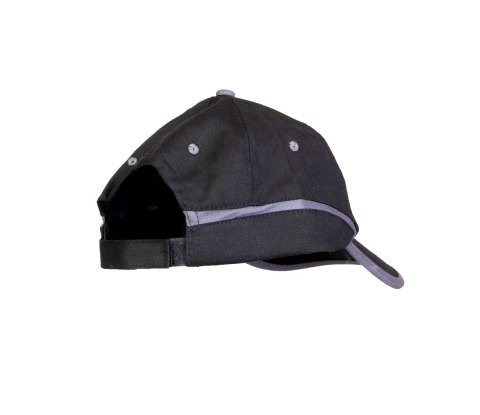 CZAPKA BASEBALL CZARNO-STALOWA