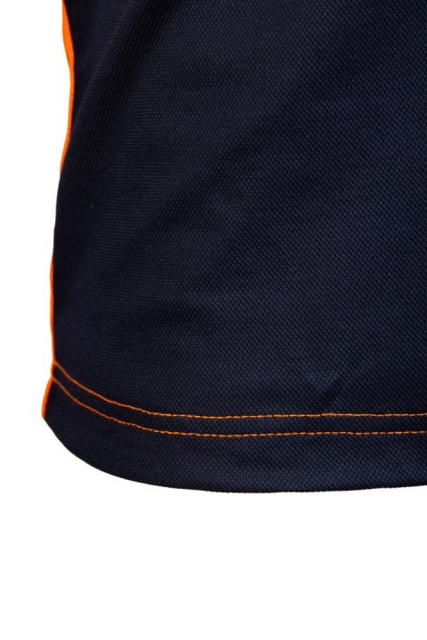 KOSZULKA DŁUGI RĘKAW 50/50 ŻÓŁTY/GRANAT