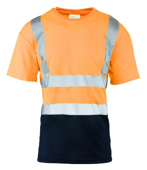 KOSZULKA Z PASAMI ODBLASKOWYMI 50-50 160G