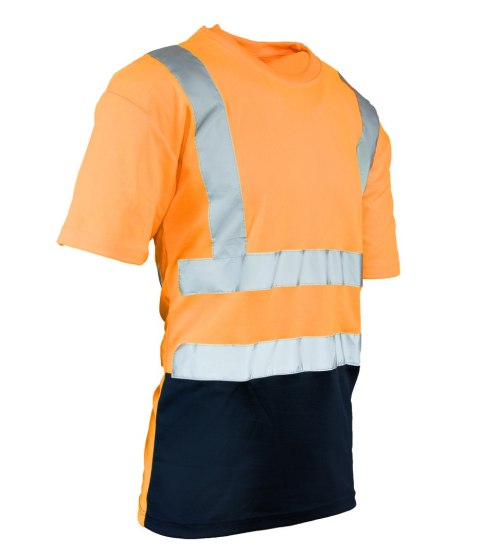KOSZULKA Z PASAMI ODBLASKOWYMI 50-50 160G