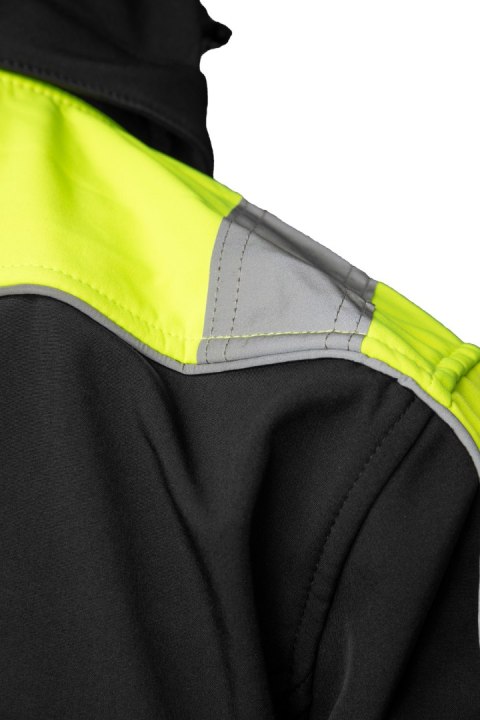 RIVAL SOFTSHELL RIVAL CZARNY/ŻÓŁĆ