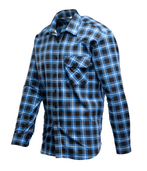 BONO KOSZULA FLANELOWA NIEBIESKI