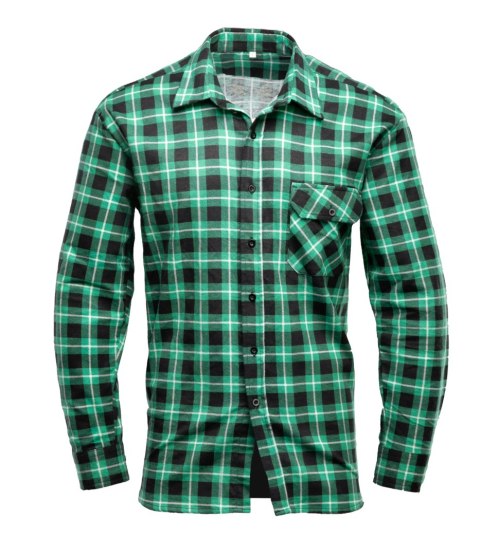 BONO KOSZULA FLANELOWA ZIELEŃ