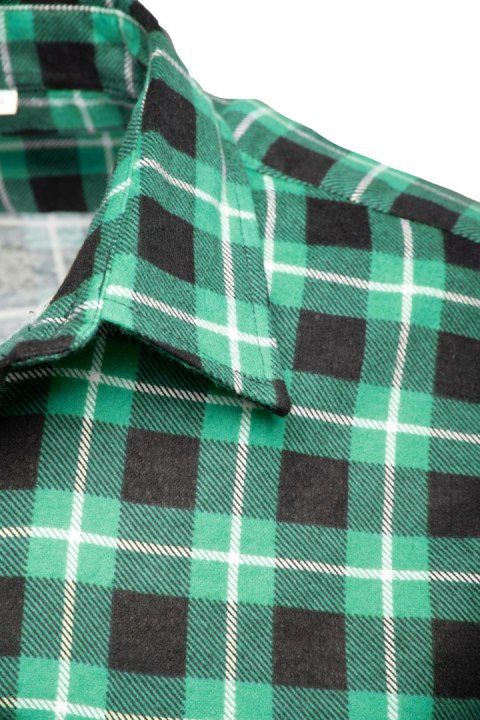 BONO KOSZULA FLANELOWA ZIELEŃ