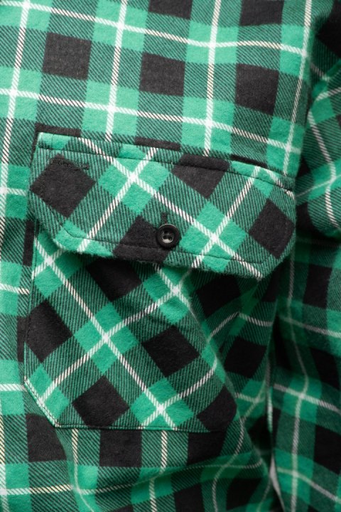 BONO KOSZULA FLANELOWA ZIELEŃ