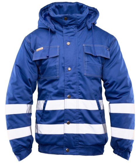 BRIXTON SNOW KURTKA OCIEPLANA NIEBIESKI / PASY ODBLASK