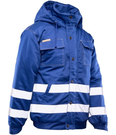 BRIXTON SNOW KURTKA OCIEPLANA NIEBIESKI / PASY ODBLASK