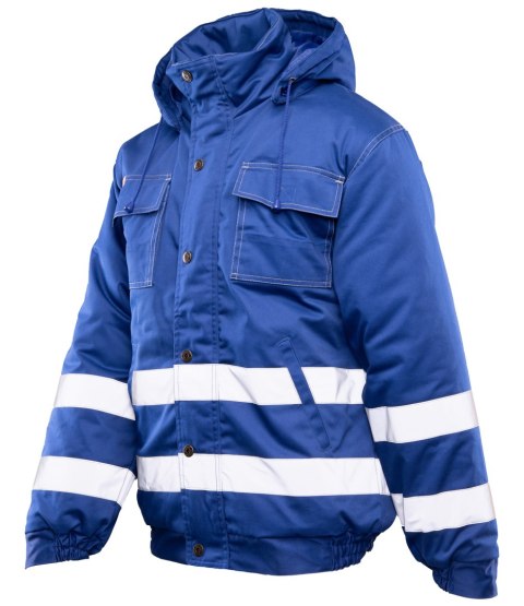 BRIXTON SNOW KURTKA OCIEPLANA NIEBIESKI / PASY ODBLASK