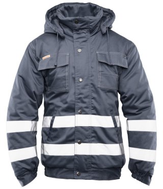 BRIXTON SNOW KURTKA OCIEPLANA STAL / PASY ODBLASK