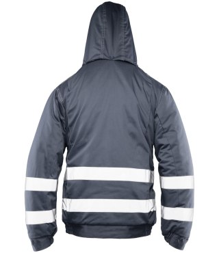 BRIXTON SNOW KURTKA OCIEPLANA STAL / PASY ODBLASK