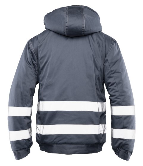 BRIXTON SNOW KURTKA OCIEPLANA STAL / PASY ODBLASK