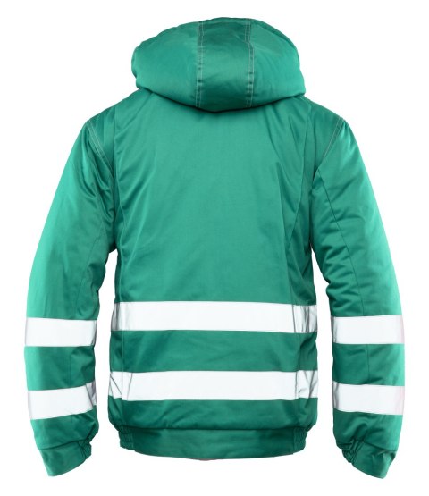 BRIXTON SNOW KURTKA OCIEPLANA ZIELEŃ / PASY ODBLASK